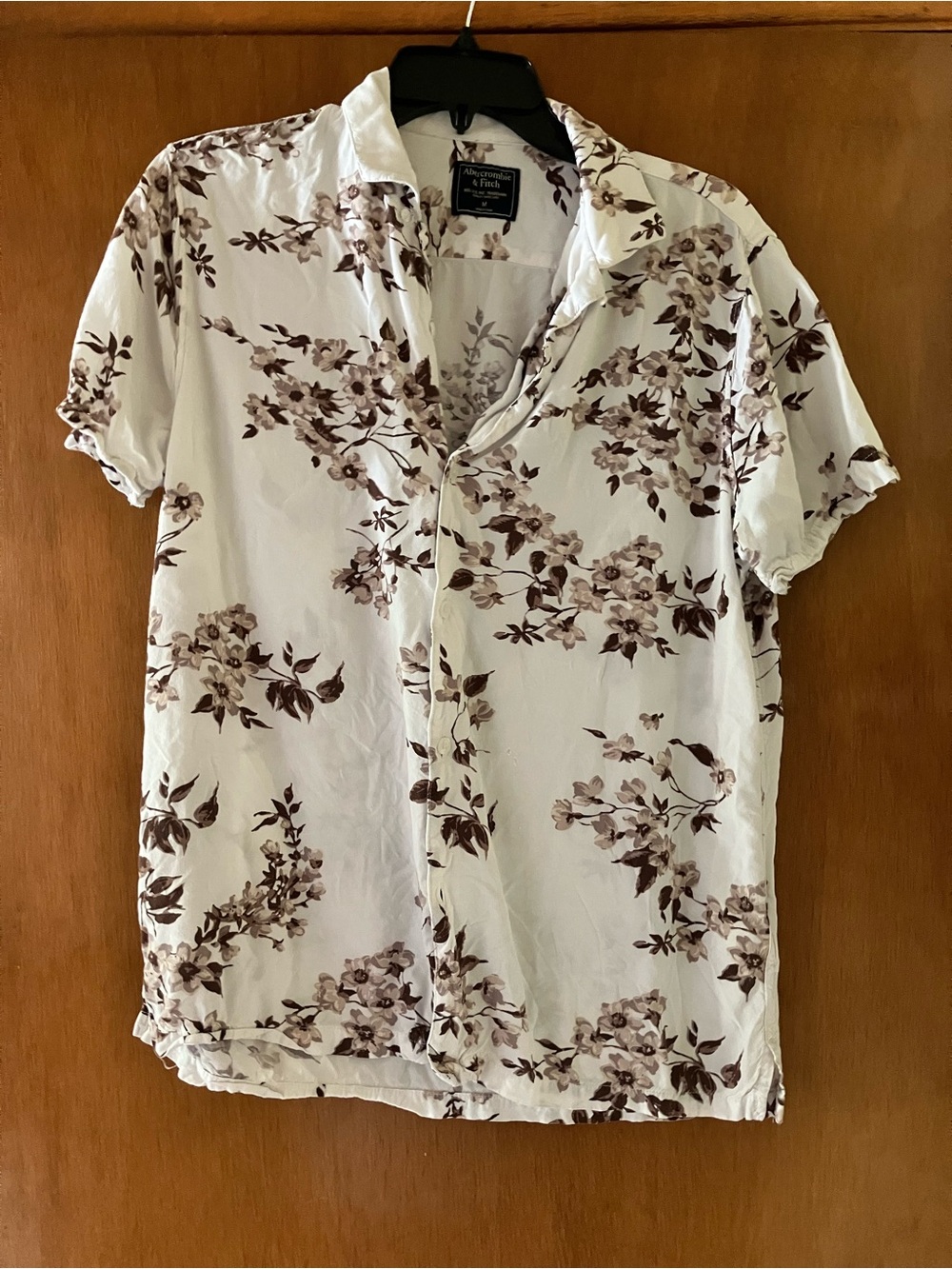 Abercrombie & Fitch Floral Print Button-Down short sleeve shirt